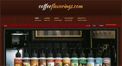 Desktop Screenshot of coffeeflavorings.com